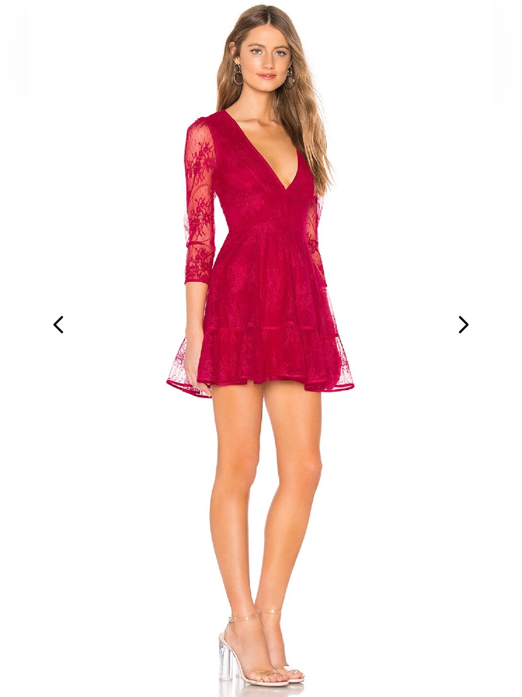 Like New Lovers & Friends Lace Vira Dress